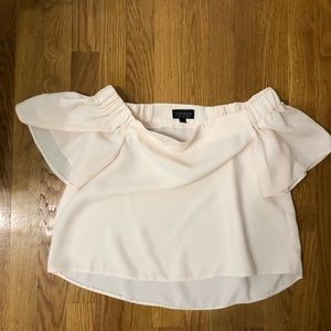 TOPSHOP off the shoulder top